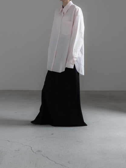 【pre order】tailored skirt (gray / black)