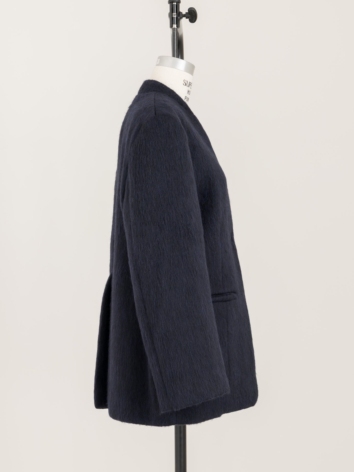 【pre order】shaggy  jacket coat - navy