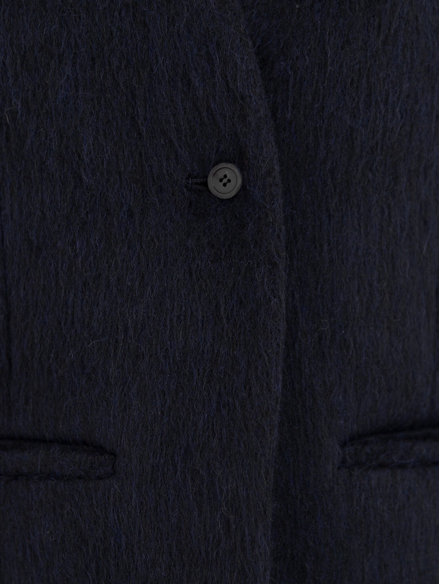 【pre order】shaggy  jacket coat - navy