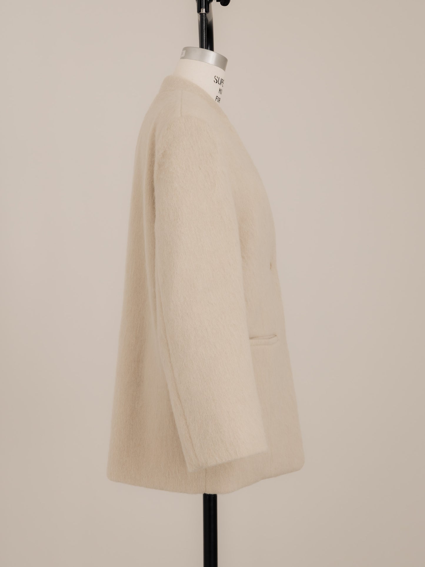 【pre order】shaggy  jacket coat - ivory
