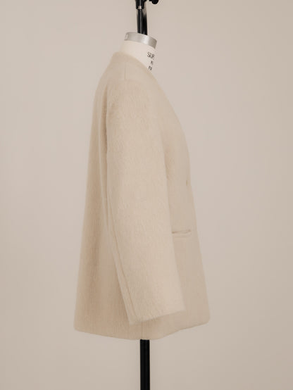 【pre order】shaggy  jacket coat - ivory