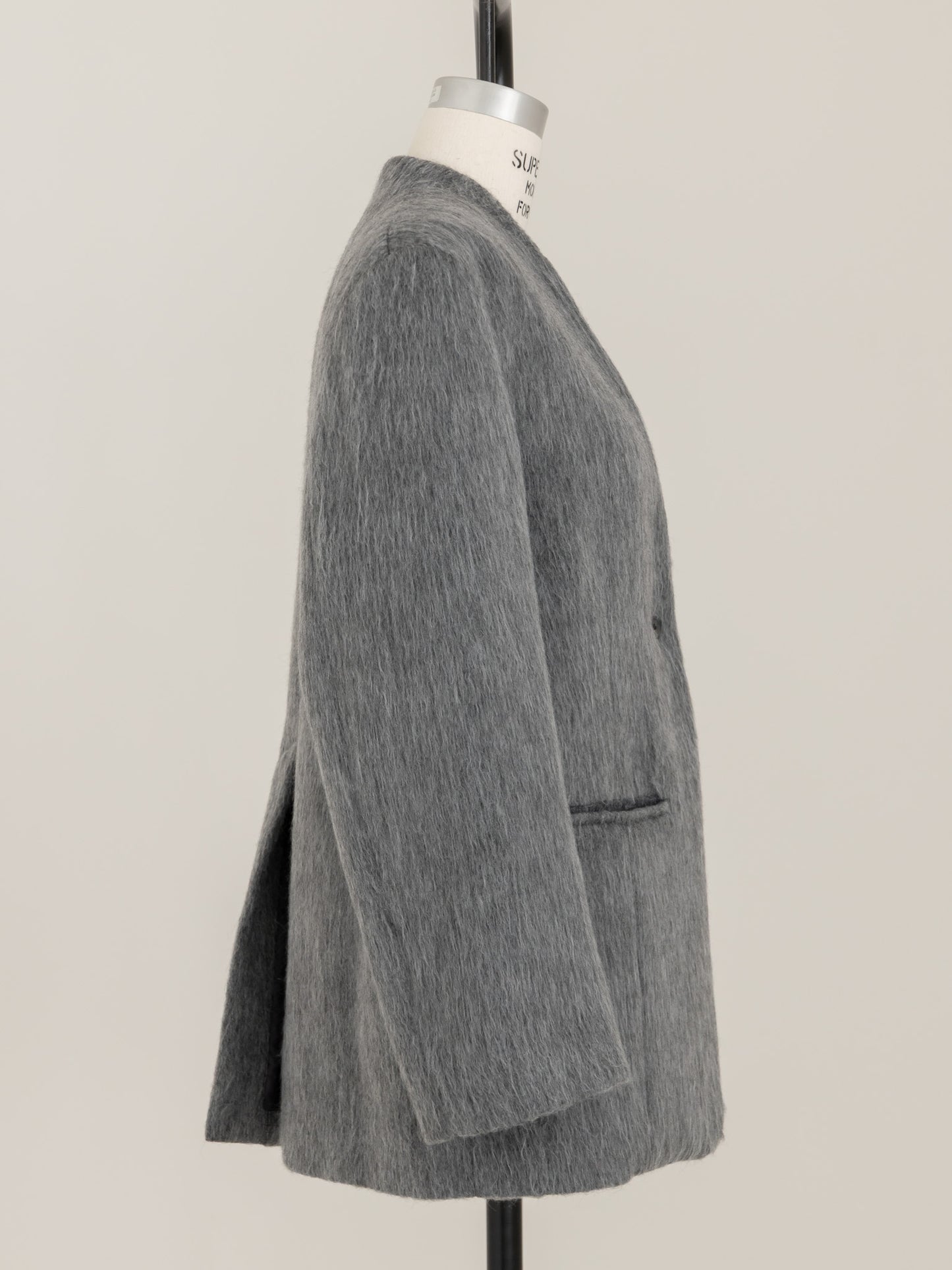 【pre order】shaggy  jacket coat - gray