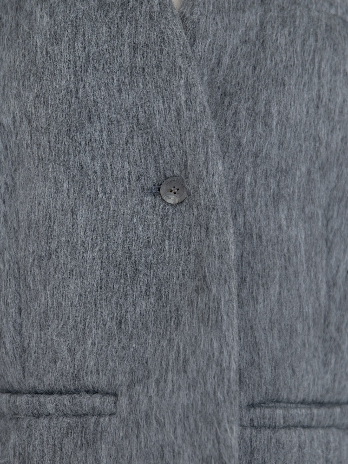 【pre order】shaggy  jacket coat - gray