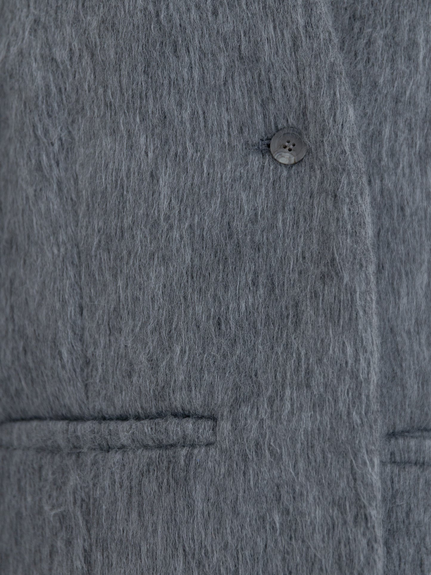 【pre order】shaggy  jacket coat - gray