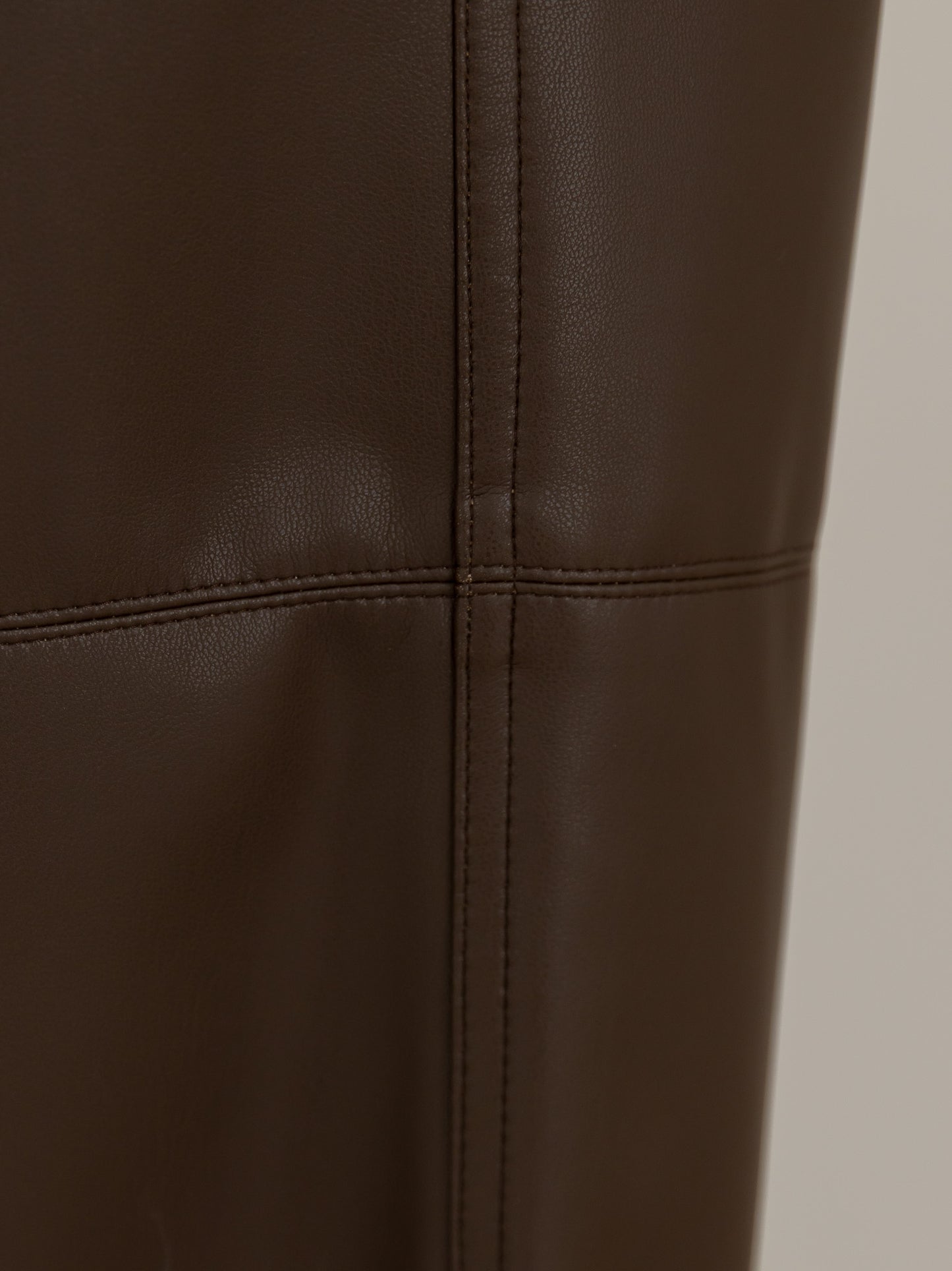 【pre order】leather pants - brown