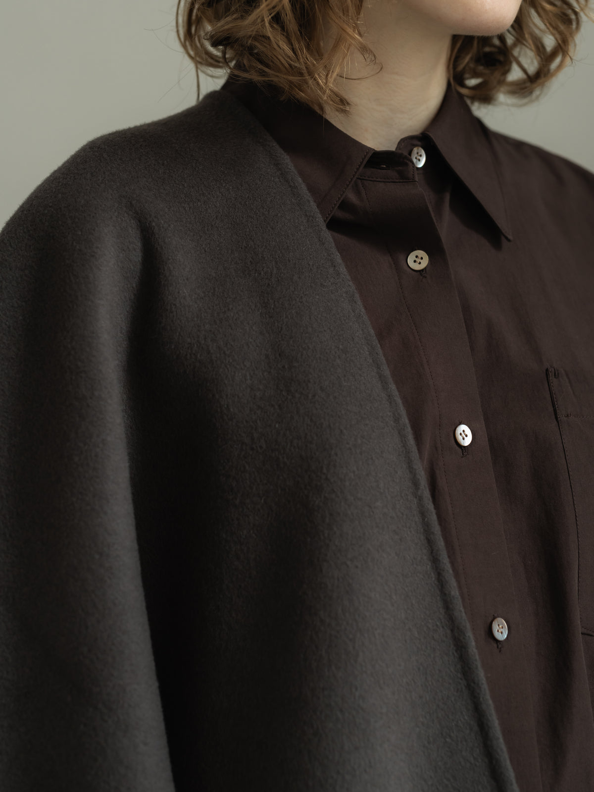 throw shawl coat ~26aw~
