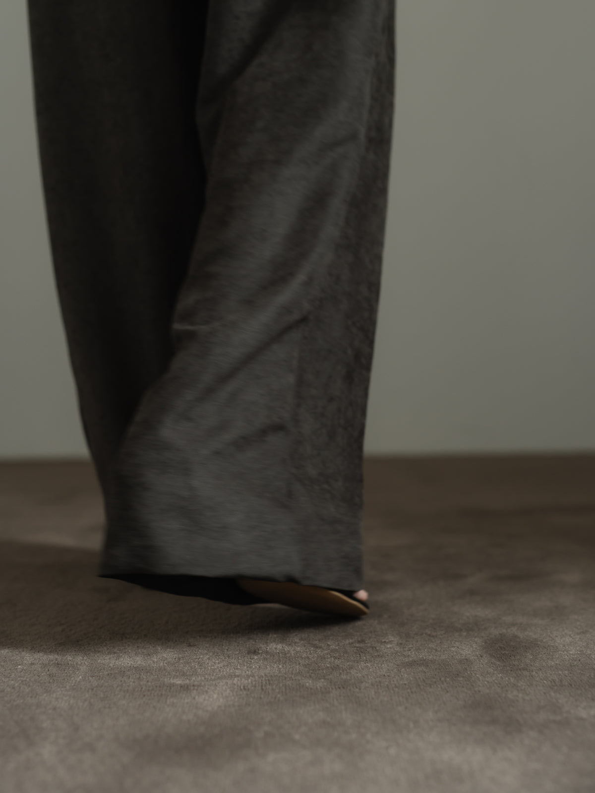 suede easy pants