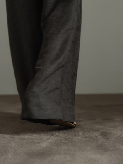 suede easy pants