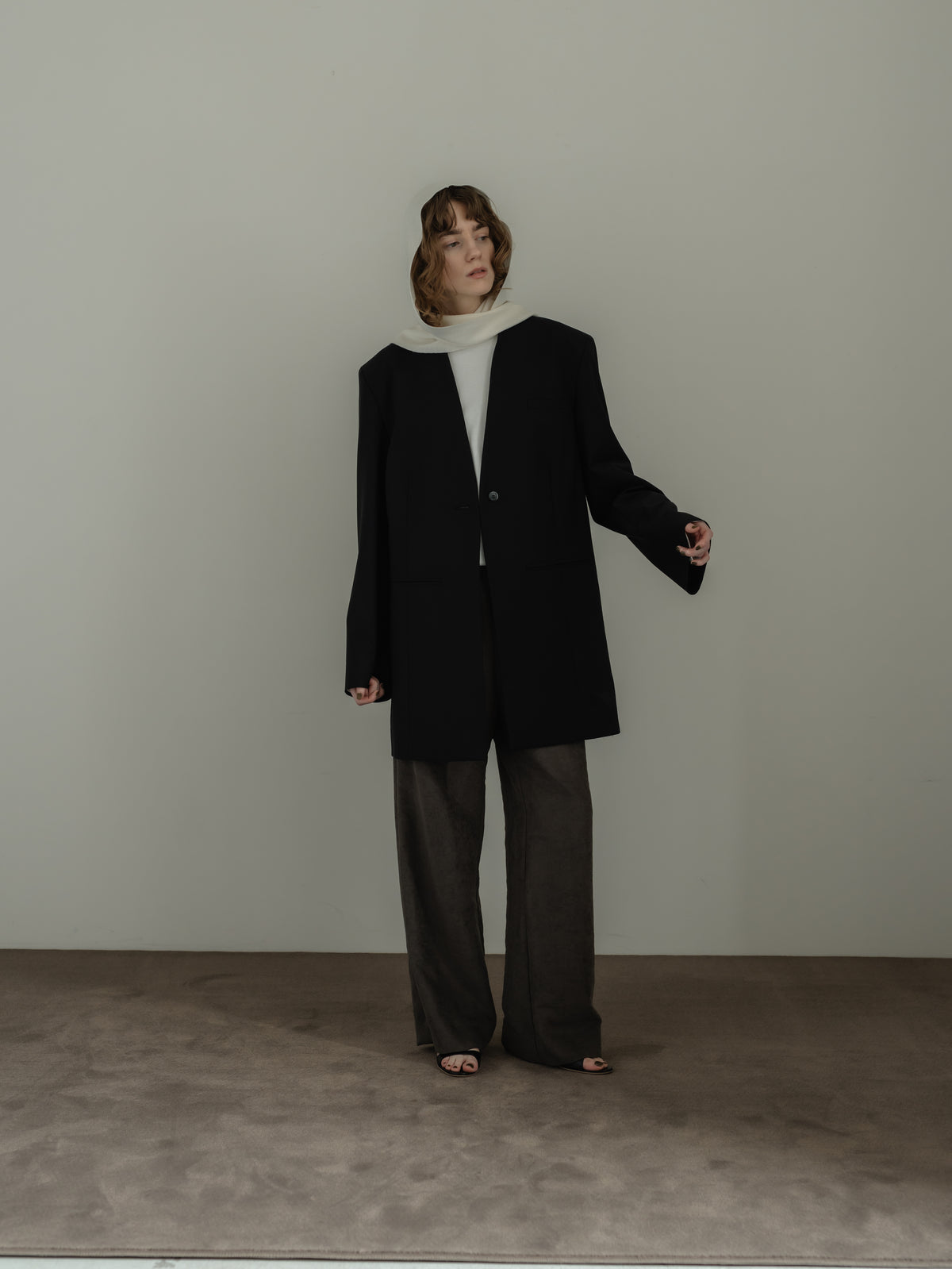 suede easy pants