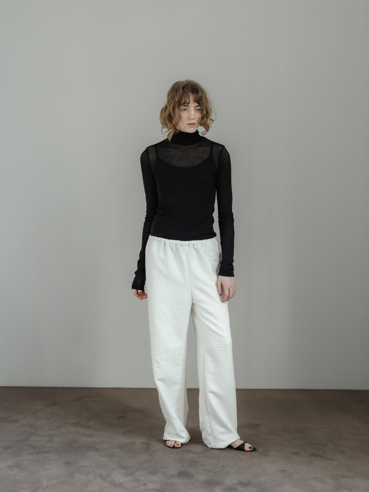 suede easy pants