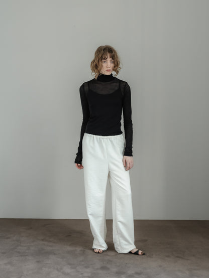 suede easy pants
