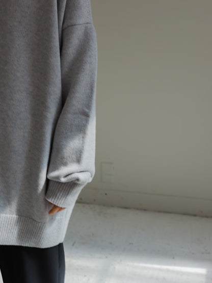 crew neck knit - platina