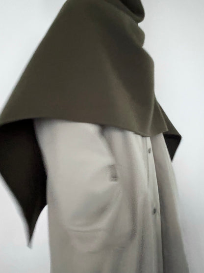 【pre order】throw shawl coat - khaki