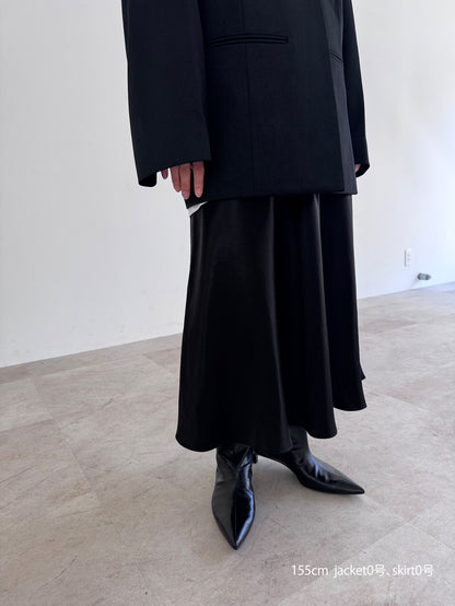【pre order】collarless jacket  Vol.4 - black