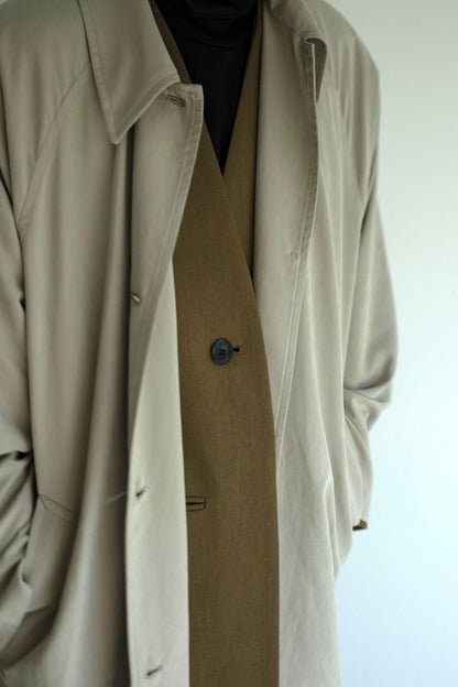 【pre order】collarless jacket  Vol.4 - olive