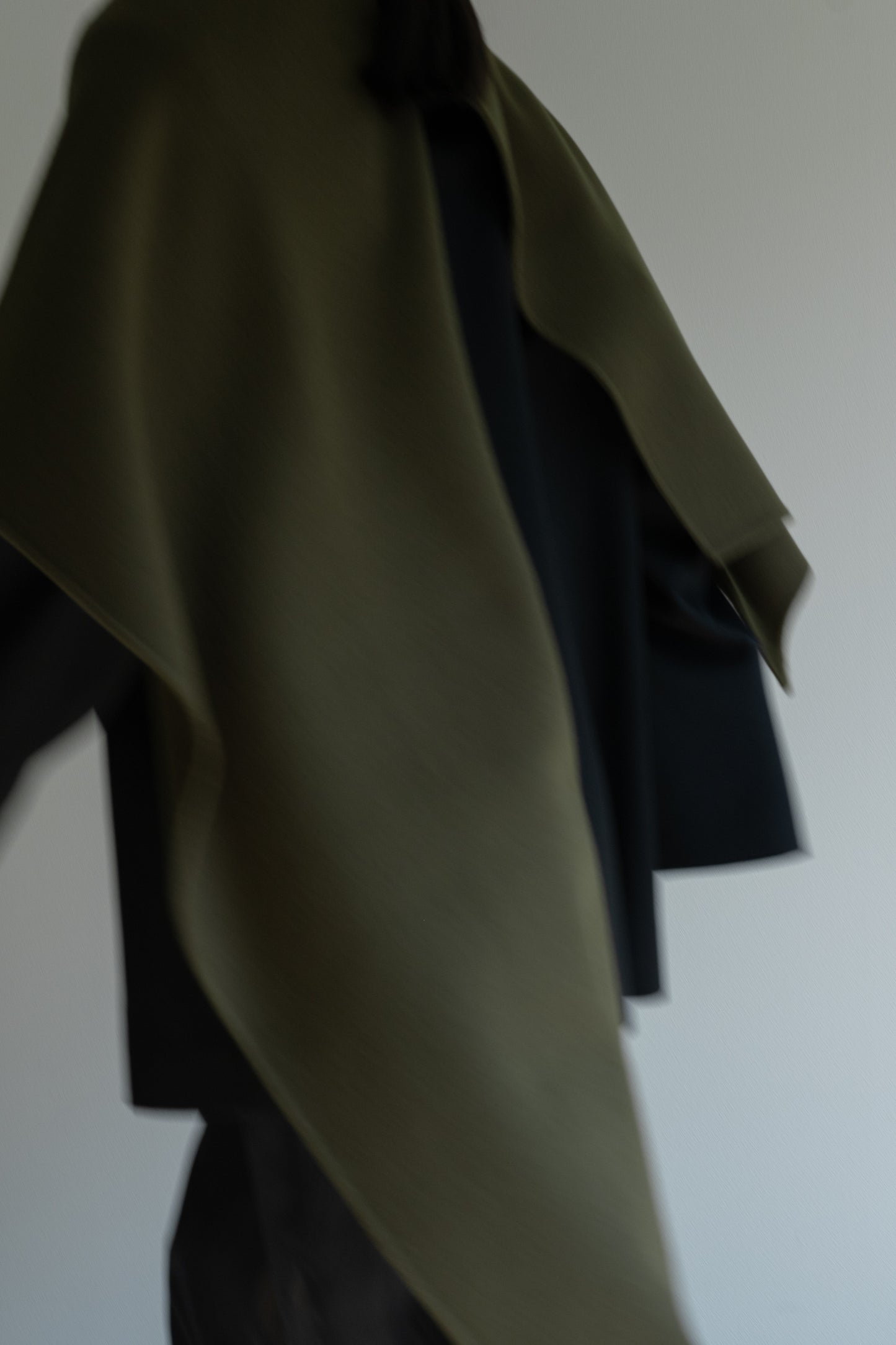 【pre order】throw shawl coat - khaki