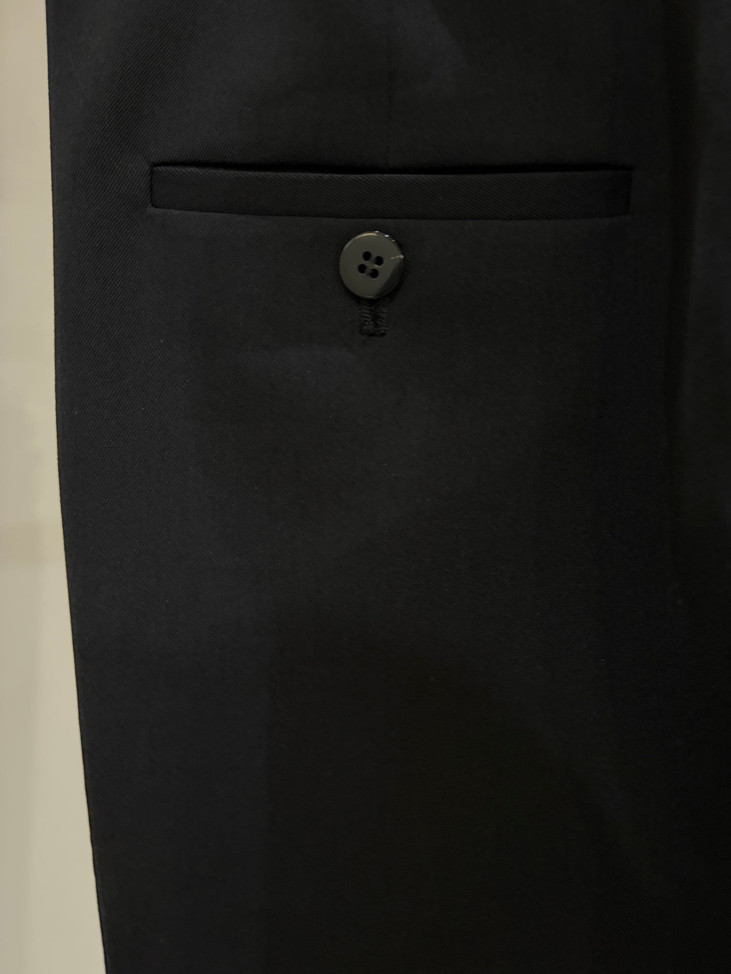 【pre order】straight pants/black