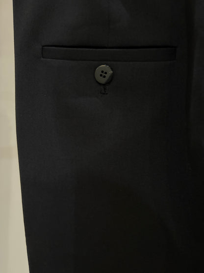 【pre order】straight pants/black