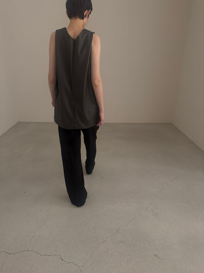 【pre order】leather tops/gray