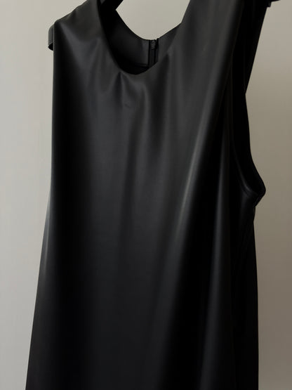 【pre order】leather tops/black