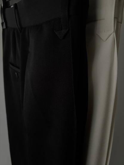 【pre order】straight pants/black