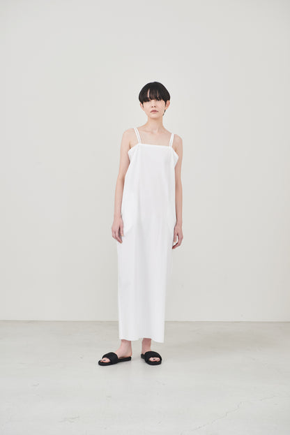 【order】cotton cami one-piece/white