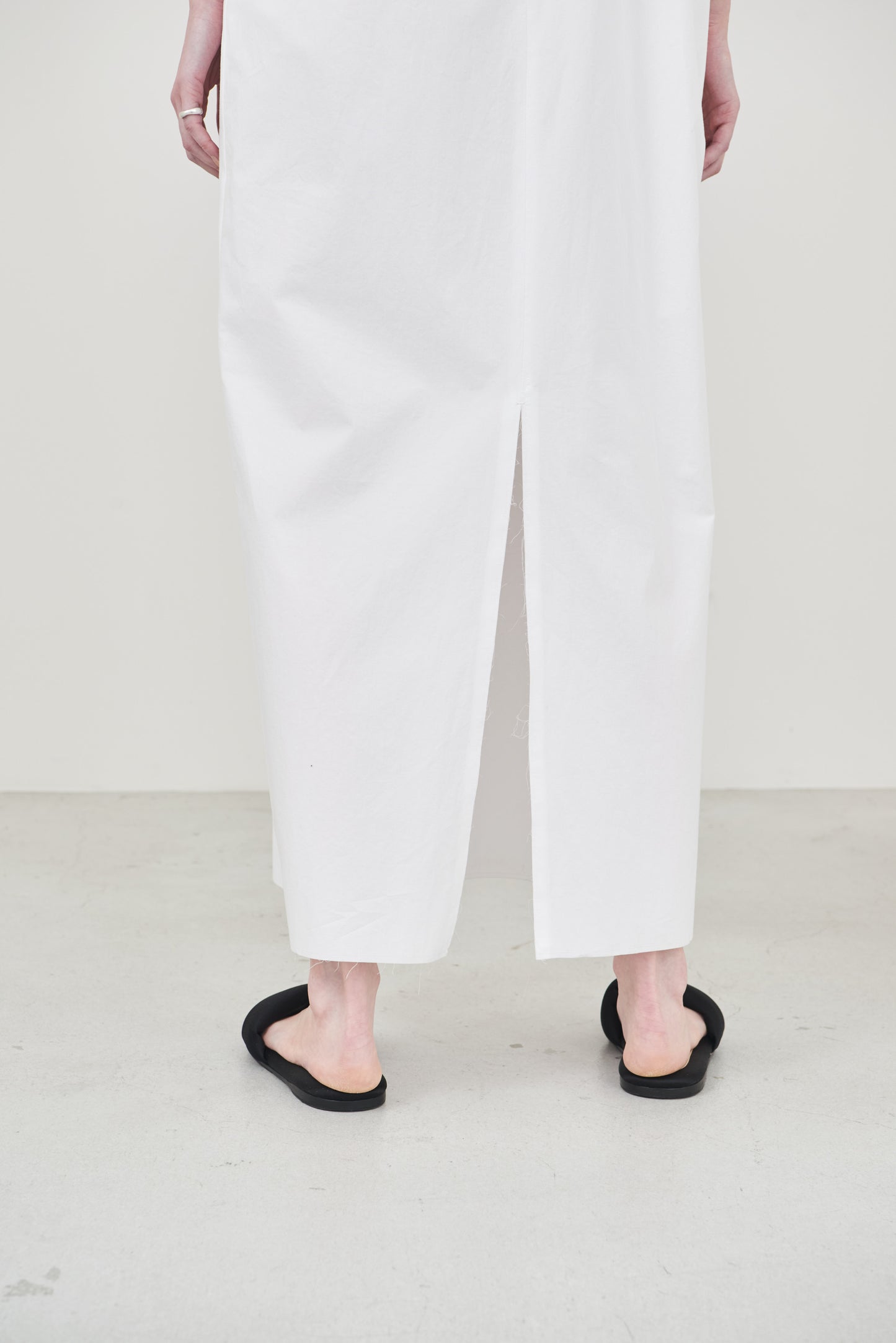 【order】cotton cami one-piece/white