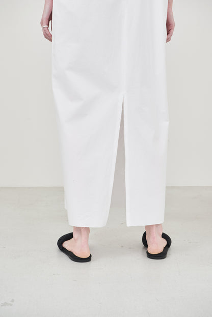 【order】cotton cami one-piece/white