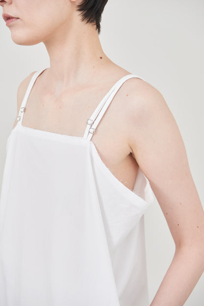 【order】cotton cami one-piece/white