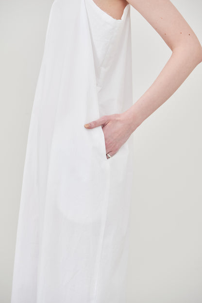【order】cotton cami one-piece/white
