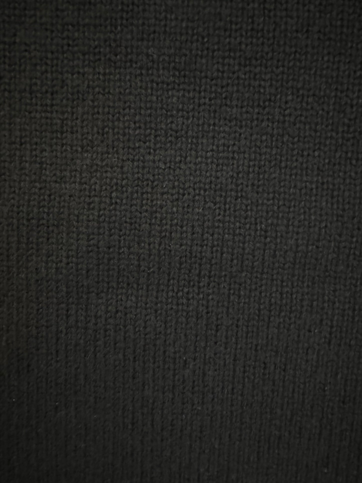 crew neck knit - black