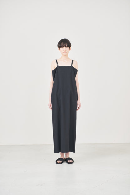 【order】cotton cami one-piece/black