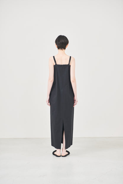 【order】cotton cami one-piece/black