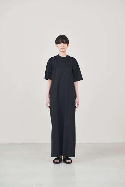 【order】cotton cami one-piece/black