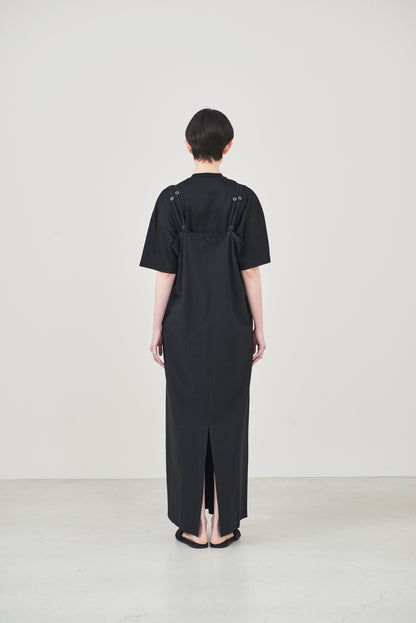 【order】cotton cami one-piece/black