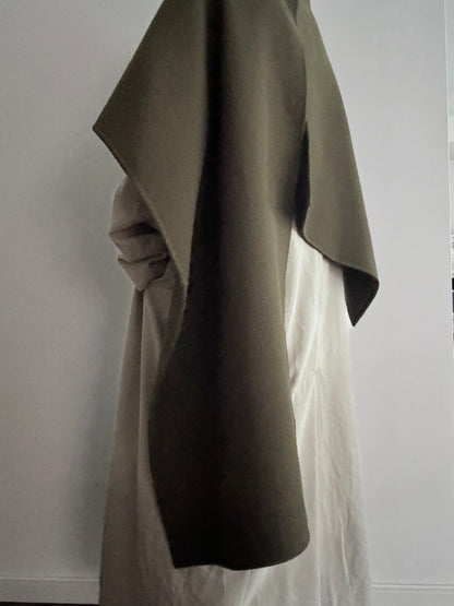 【pre order】throw shawl coat - khaki