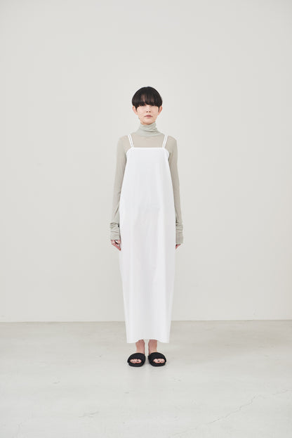 【order】cotton cami one-piece/white