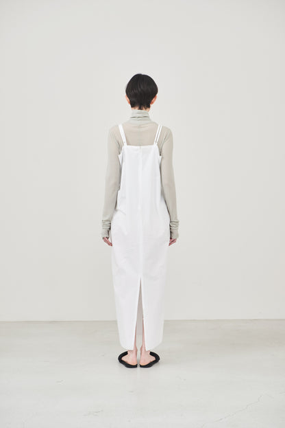 【order】cotton cami one-piece/white