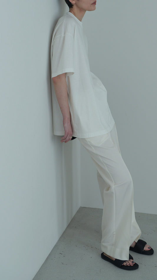 【pre order】straight pants/white