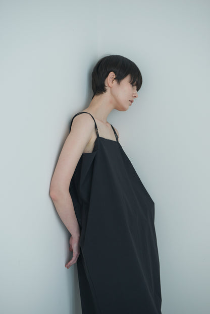 【order】cotton cami one-piece/black