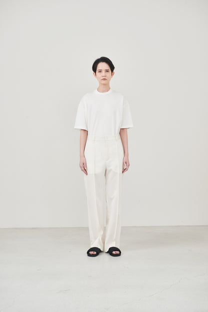 【pre order】straight pants/white