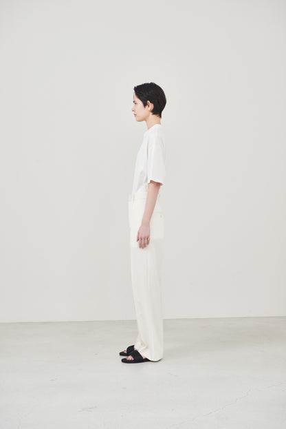 【pre order】straight pants/white