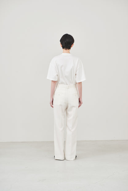【pre order】straight pants/white