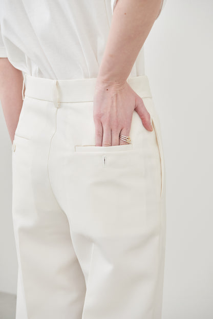 【pre order】straight pants/white
