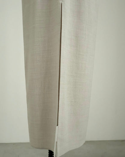cut off one piece -26ss- /beige
