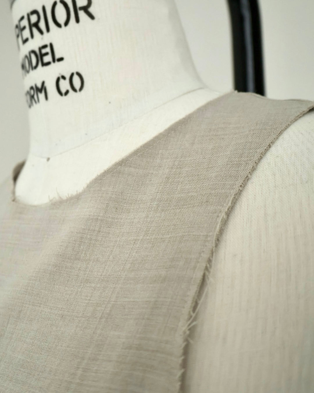 cut off one piece -26ss- /beige