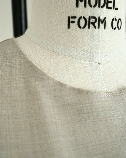 cut off one piece -26ss- /beige
