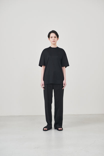 【pre order】straight pants/black