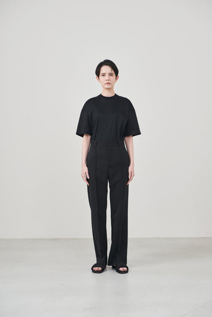 【pre order】straight pants/black