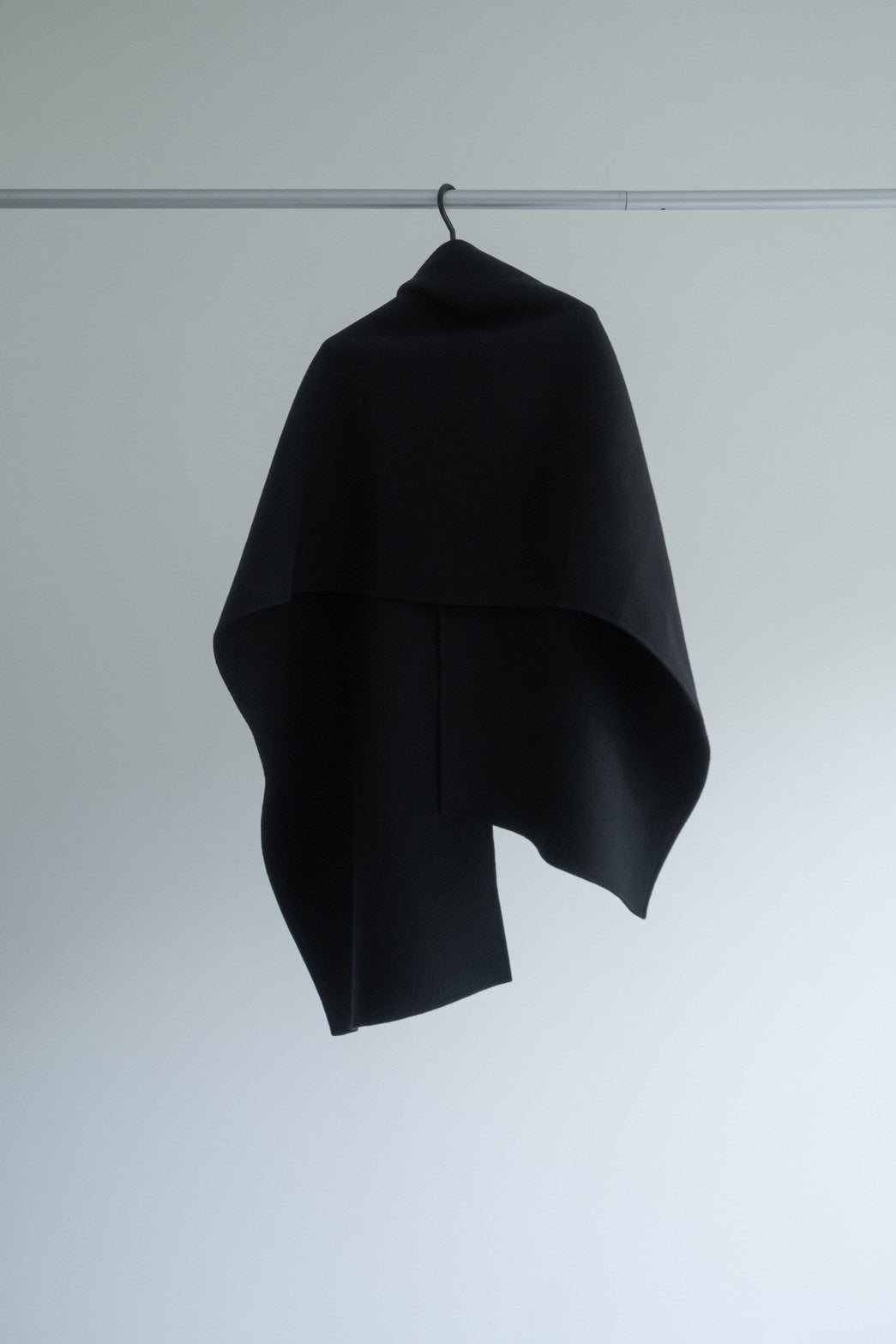 【pre order】throw shawl coat - black